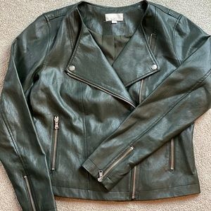 Loft leather moto jacket